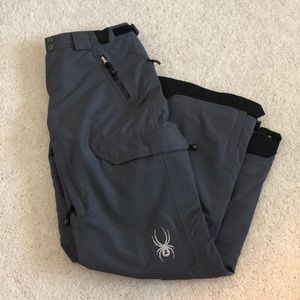 Gray Spyder Ski Pants
